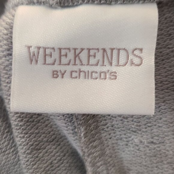 Weekends by Chico's Pants High Waisted Tapered Leg Stretchy Women's 3/XL Casual - Picture 7 of 8